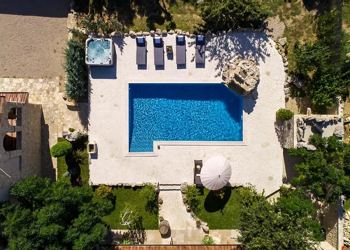 My Dalmatia - Olea With Private Heated Pool And Sauna Vakantiehuis Velika Cista (Sibenik-Knin)